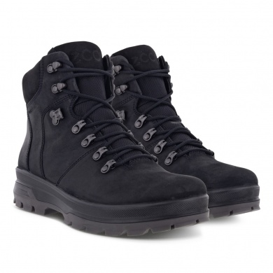 ECCO Zimowe buty trekkingowe Rugged Track Ankle Boot czarne męskie